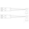 VW 2EO9O62O6C Warning Contact Set, brake pad wear